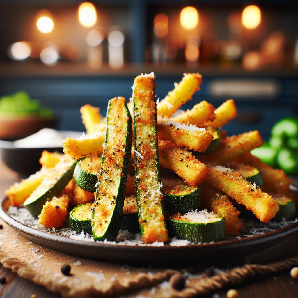 Air Fryer Cajun Zucchini Fries