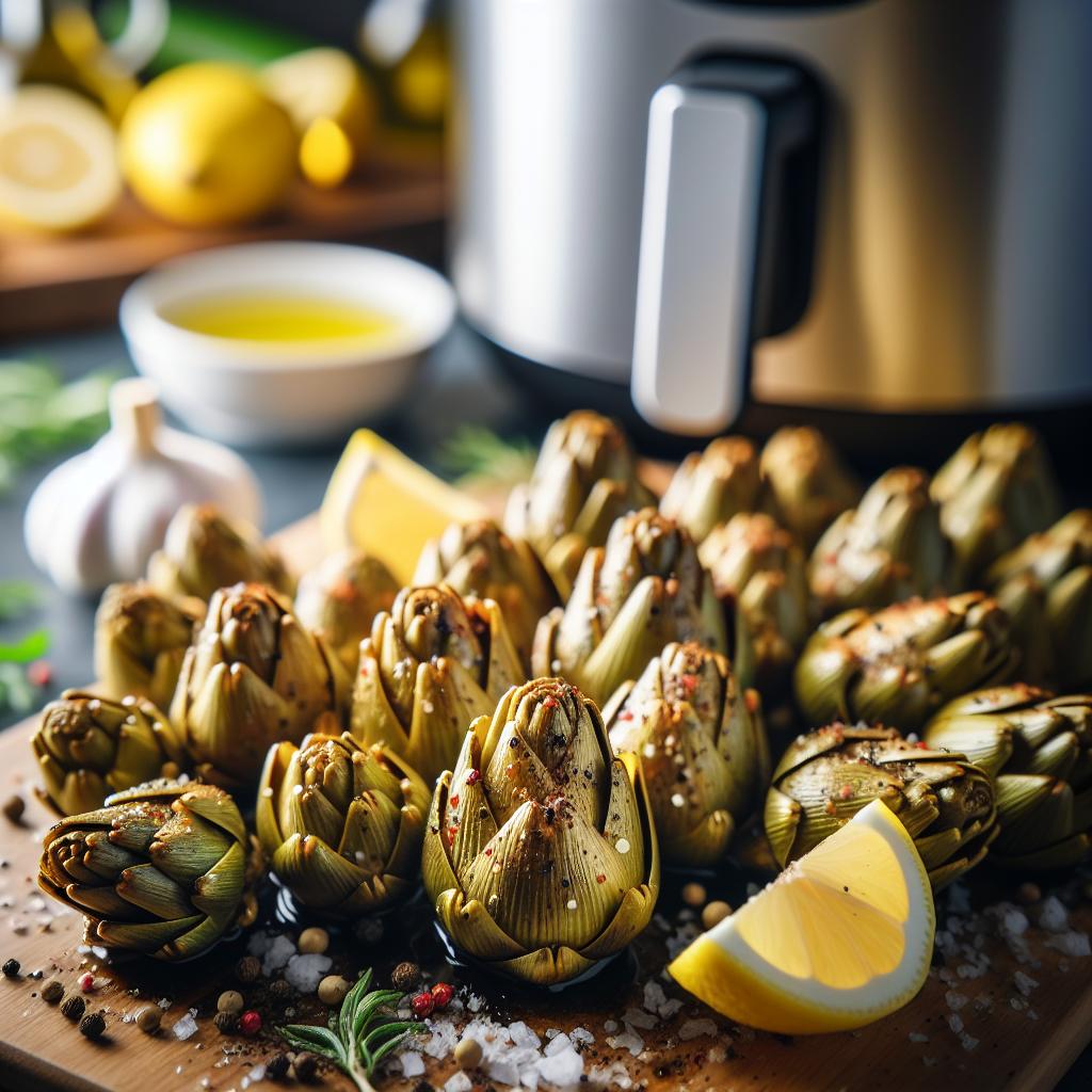 Air Fryer Crispy Baby Artichokes