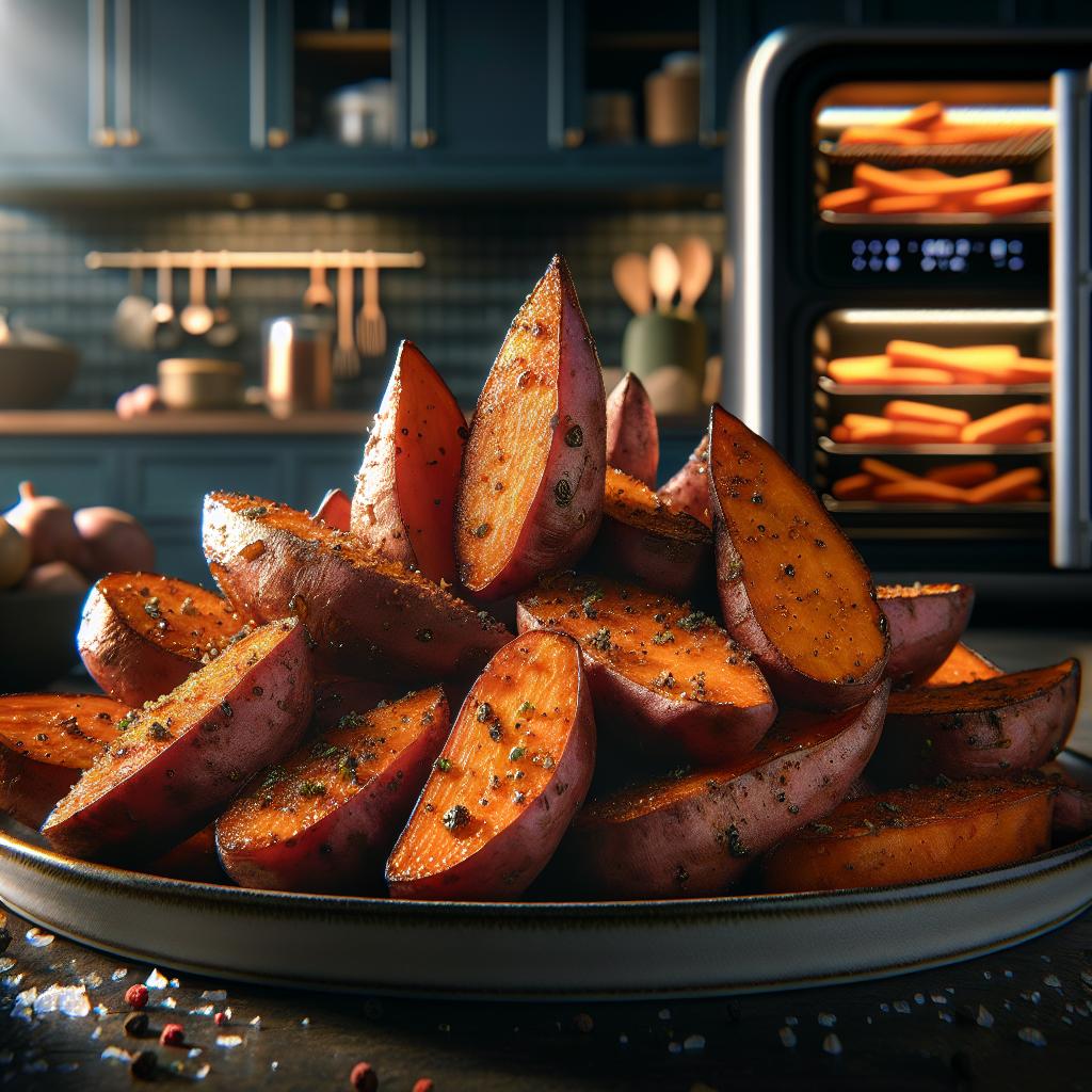 Air Fryer Old Bay Sweet Potatoes