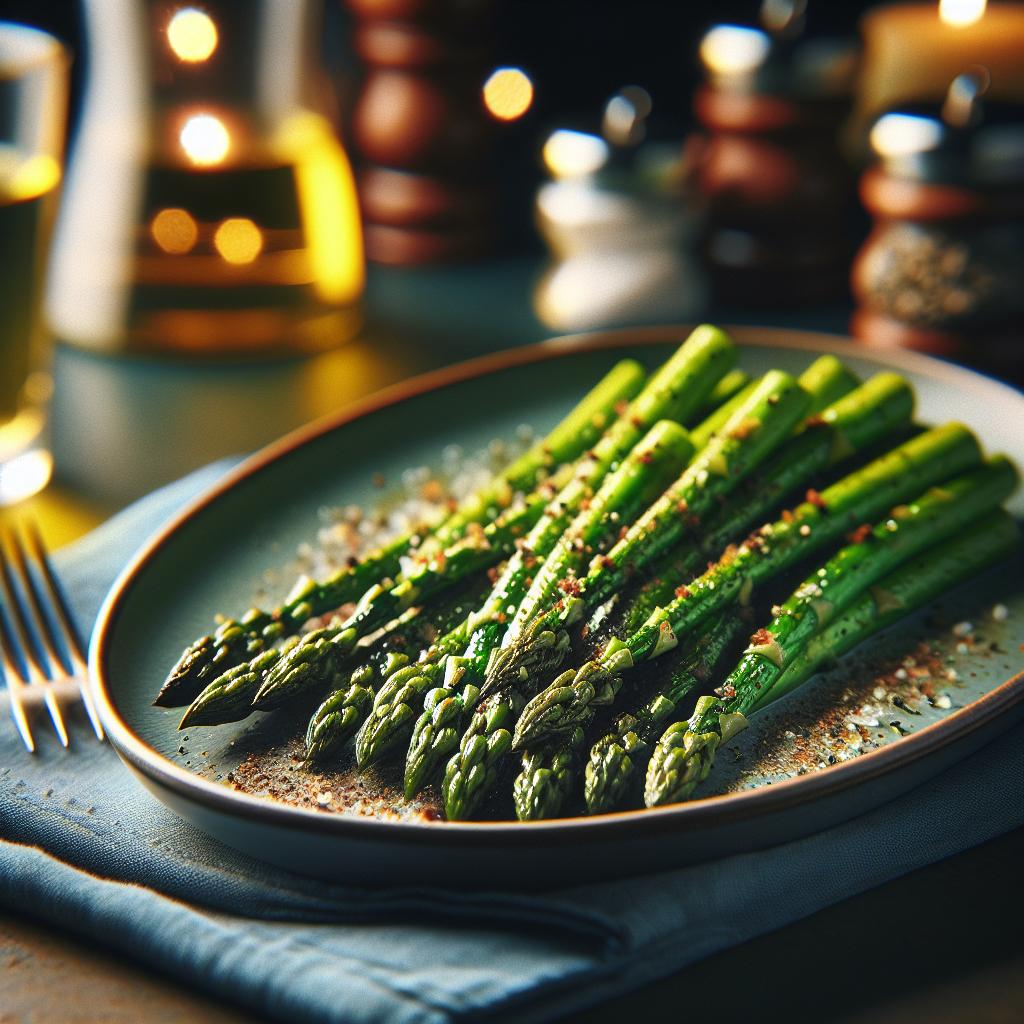 Air Fryer Roasted Asparagus