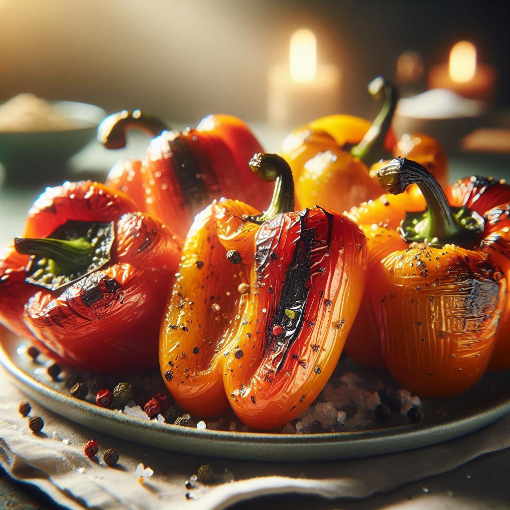 Air Fryer Roasted Bell Peppers