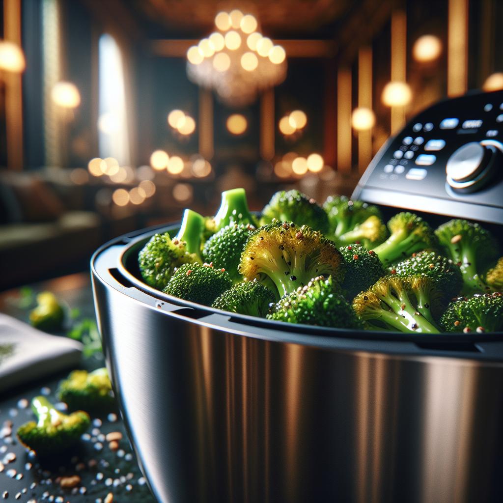 Air Fryer Roasted Broccoli