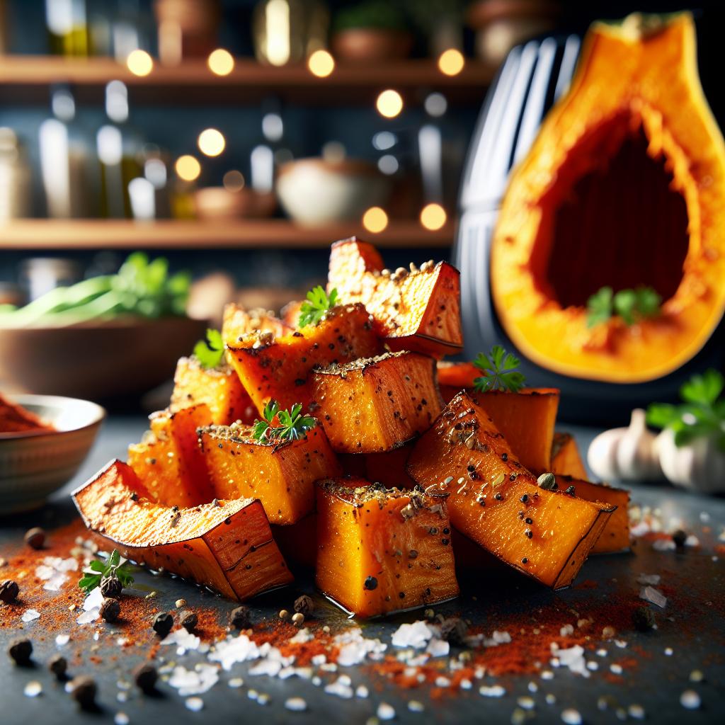 Air Fryer Roasted Pumpkin