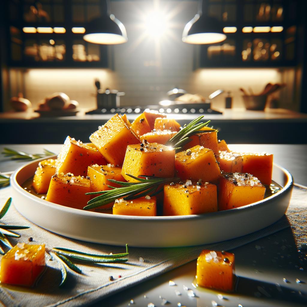 Air Fryer Rosemary Butternut Squash