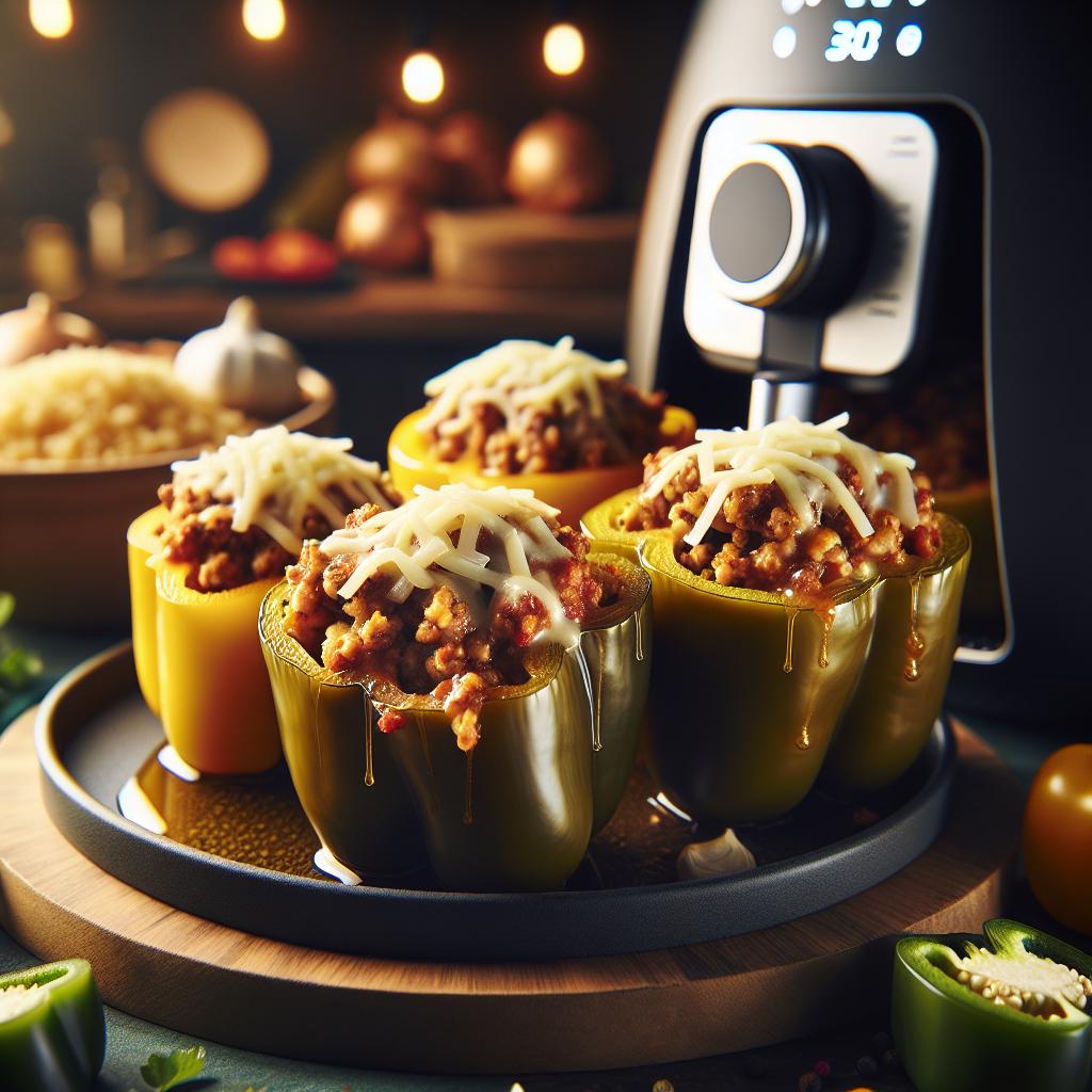 Air Fryer Stuffed Peppers