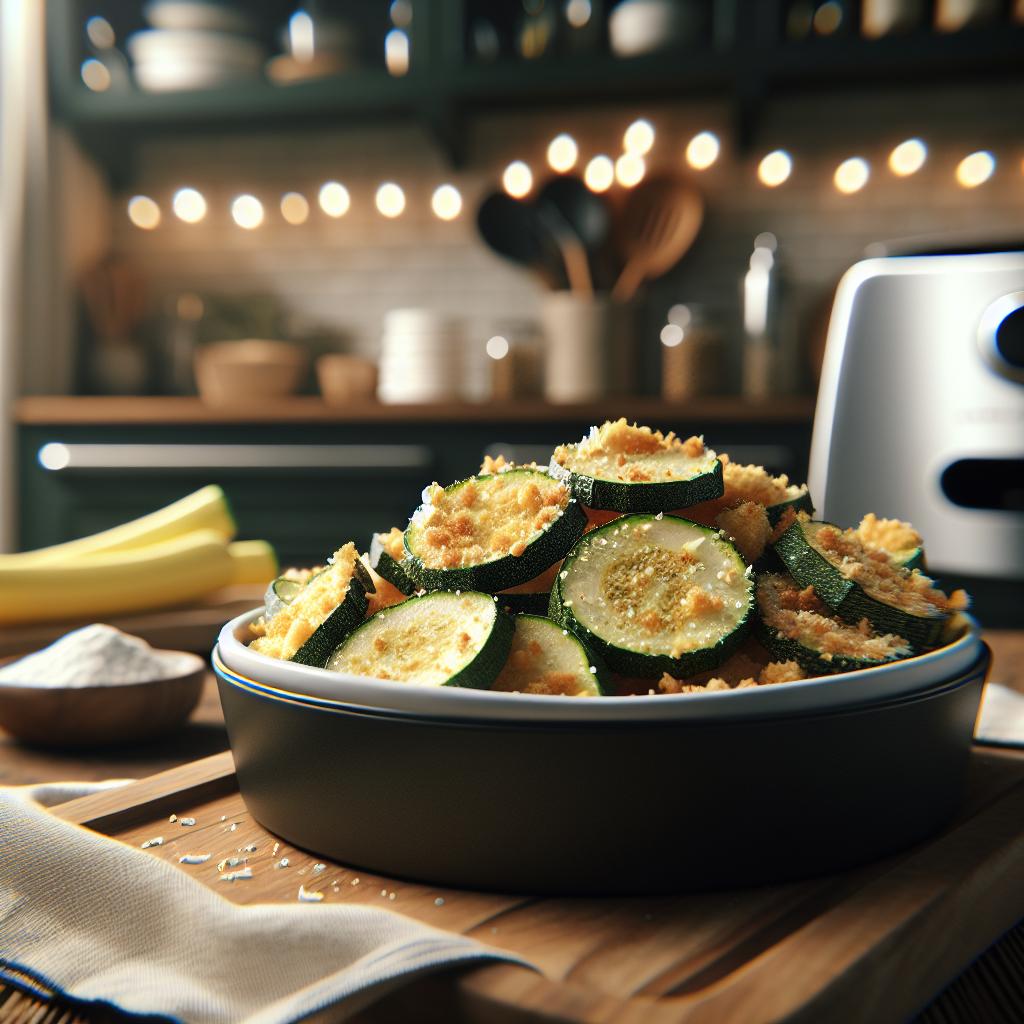 Air Fryer Zucchini Chips