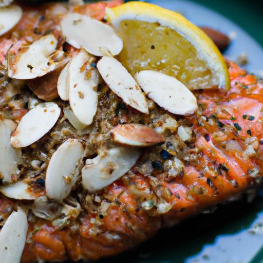 almond crusted salmon