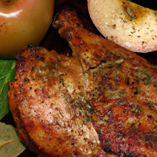 apple cider and sage marinade