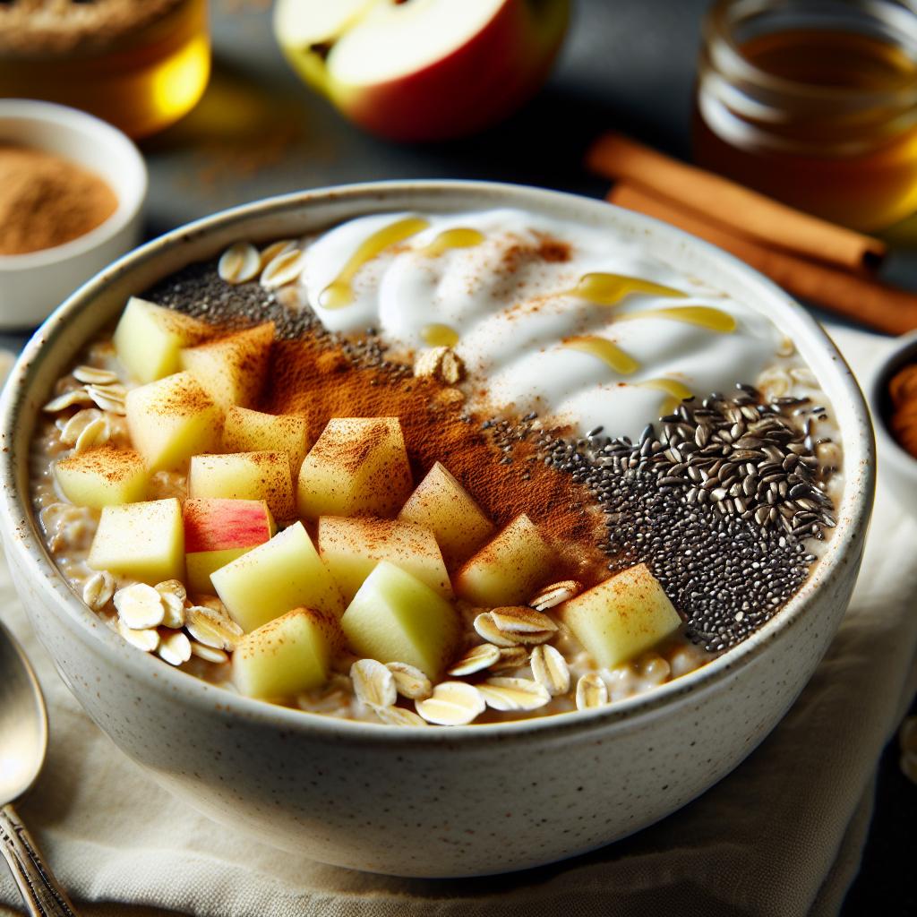 Apple Cinnamon Overnight Oats