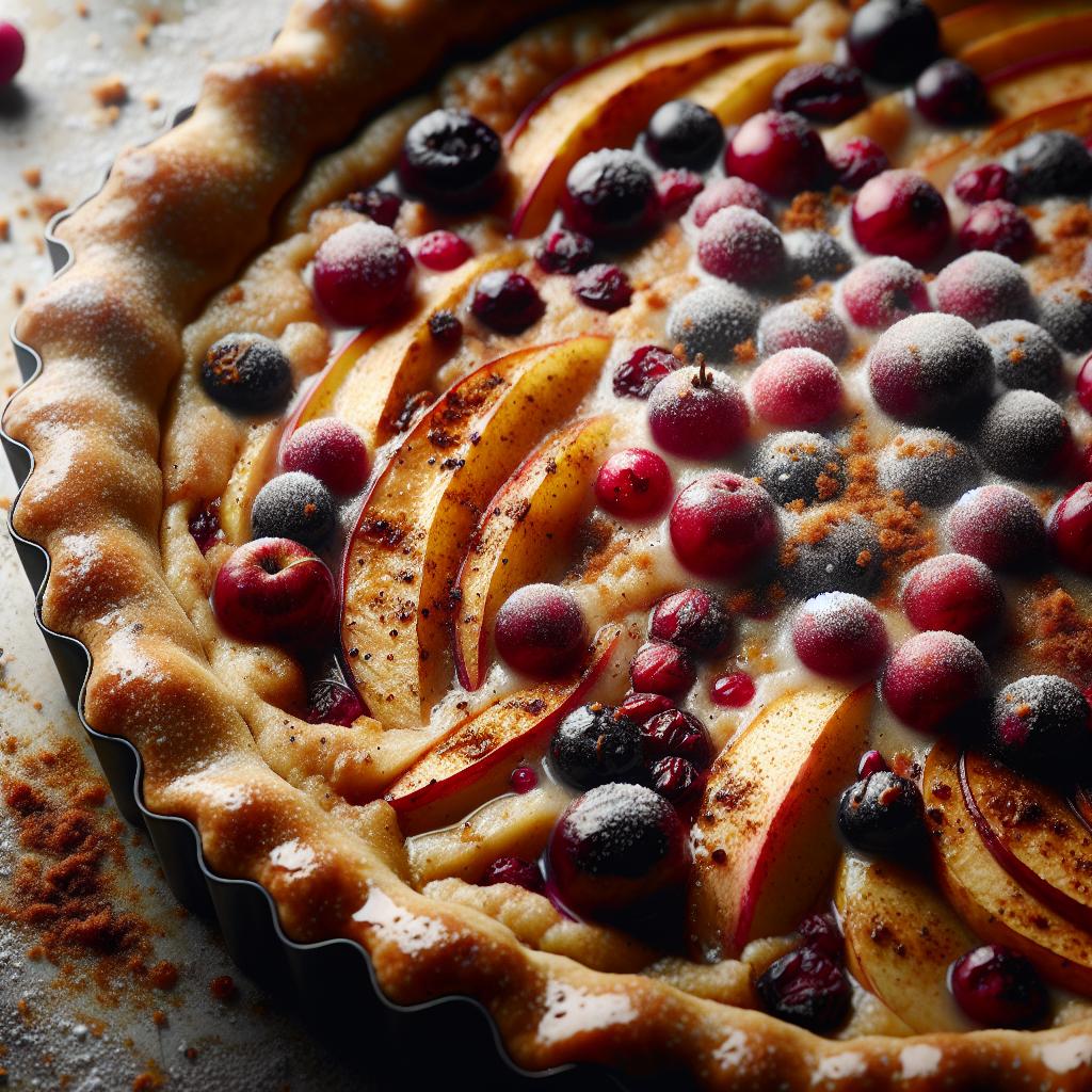 Apple Cranberry Tart