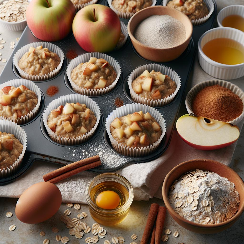 Apple Oatmeal Breakfast Muffins