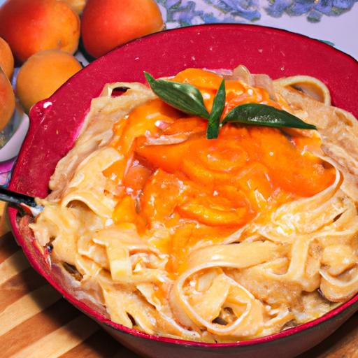 apricot cobbler fettuccine