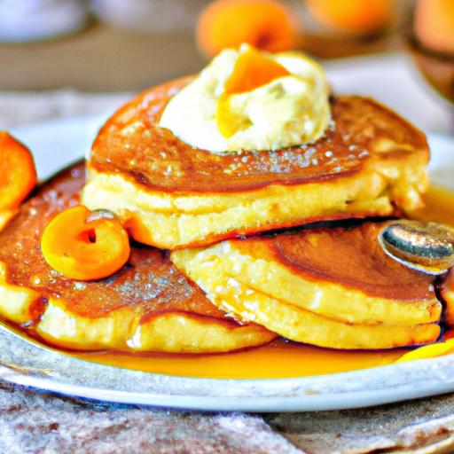 apricot cobbler pancakes