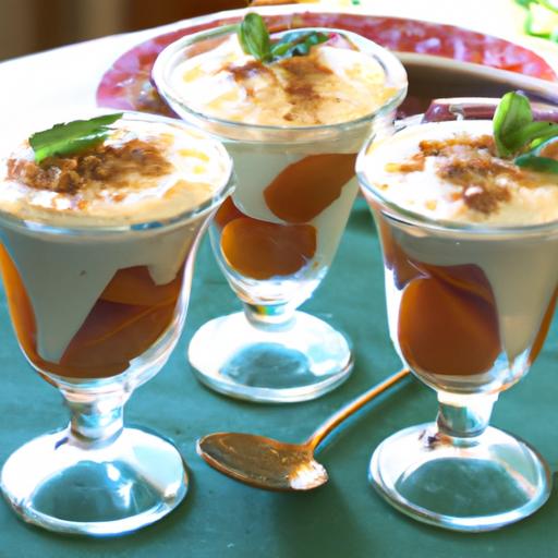 Apricot Cobbler Parfait