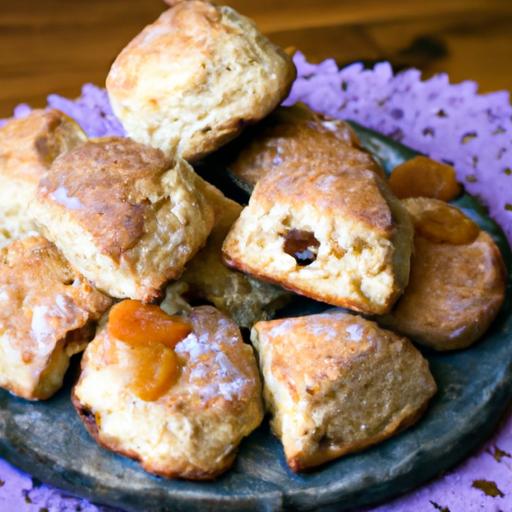 Apricot Cobbler Scones