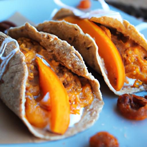 apricot cobbler tacos