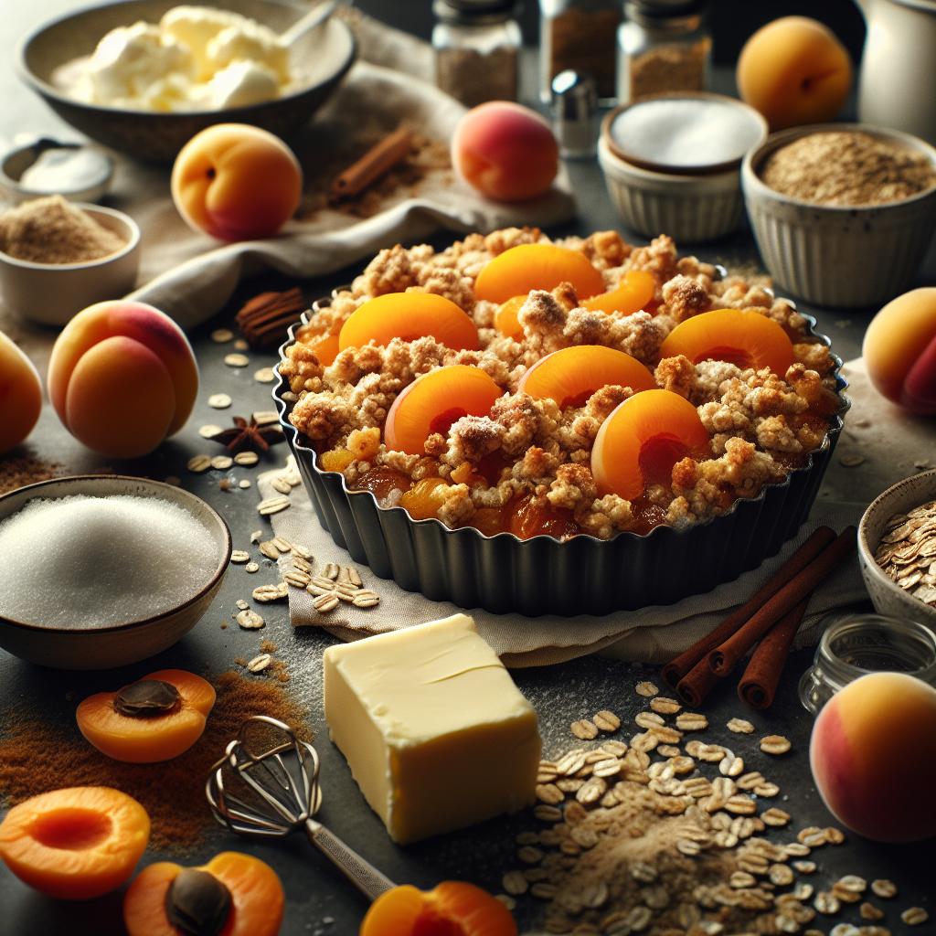 Apricot Crisp Cake