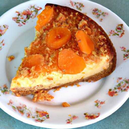 Apricot Crisp Cheesecake