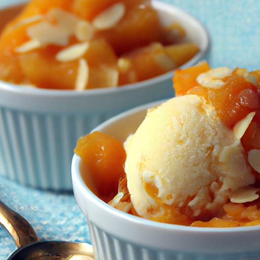 apricot crisp ice cream