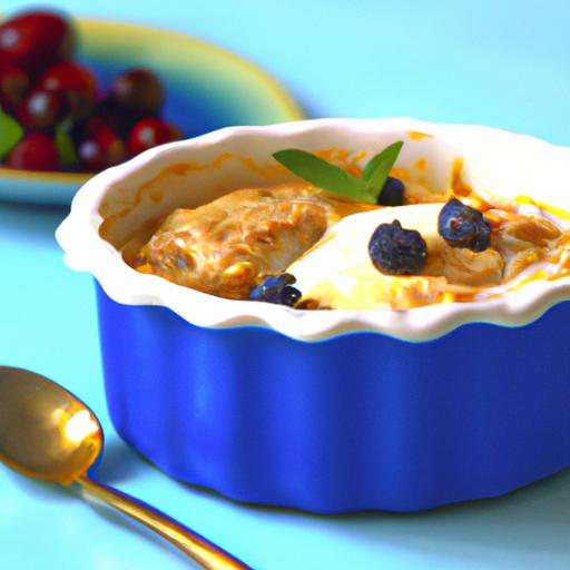 apricot crisp pudding