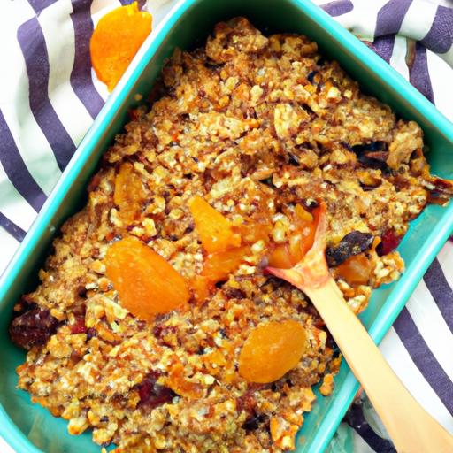 apricot crumble granola