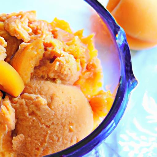 apricot crumble ice cream