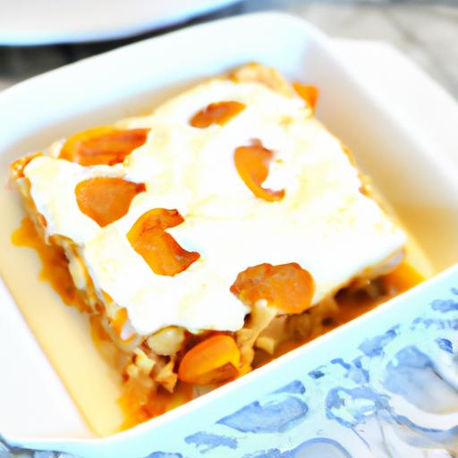 Apricot Crumble Lasagna