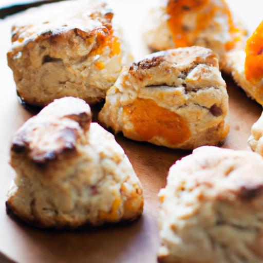 apricot crumble scones