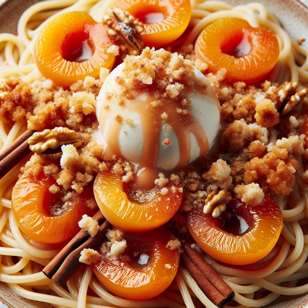 Apricot Crumble Spaghetti