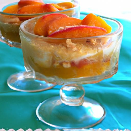 Apricot Crumble Trifle