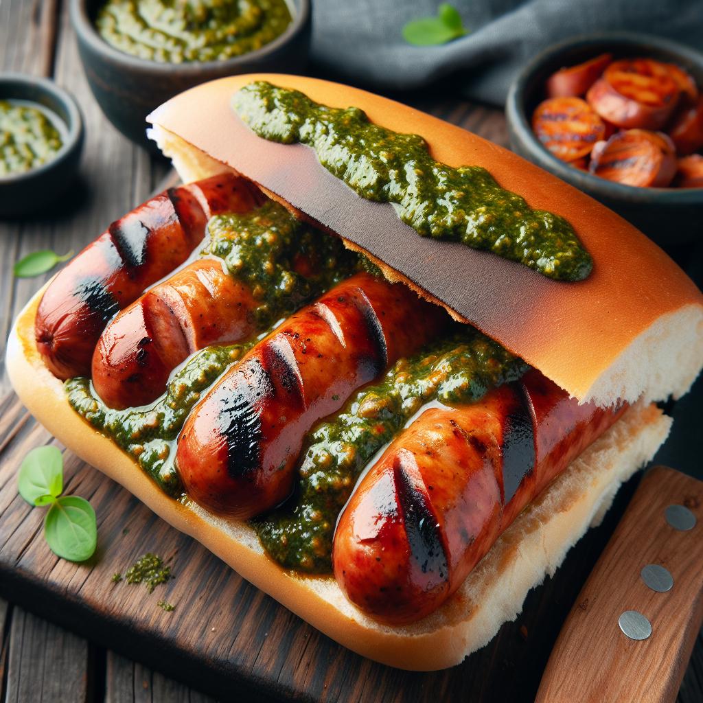 Argentinian Choripan with Chimichurri