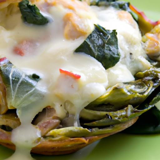 artichoke and spinach eggs benedict