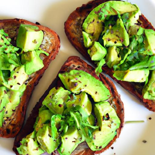 arugula and avocado toast