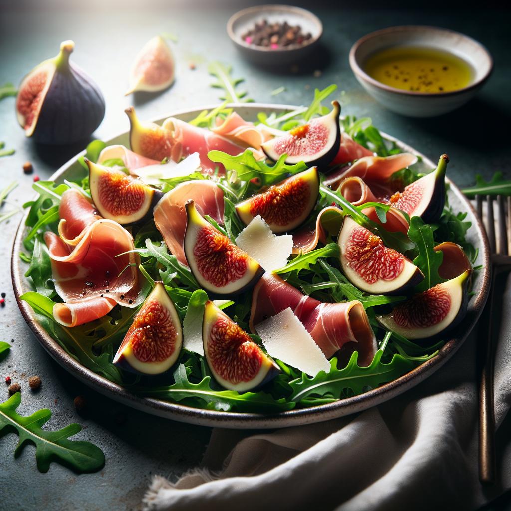 Arugula and Prosciutto Salad with Figs