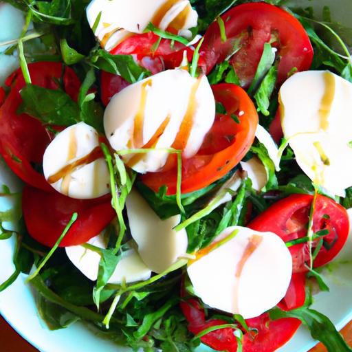 Arugula Tomato and Mozzarella Salad