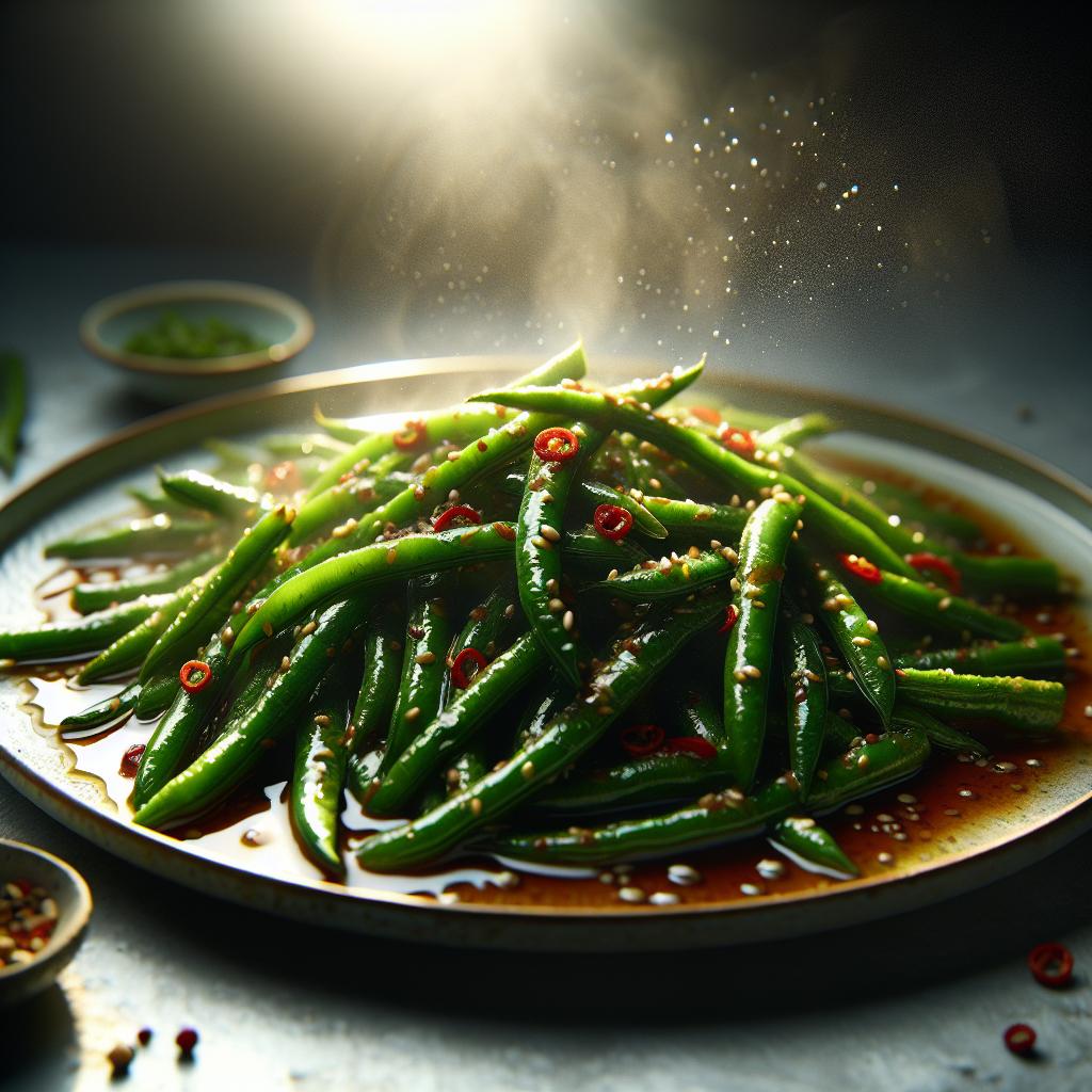 asian green bean stir fry