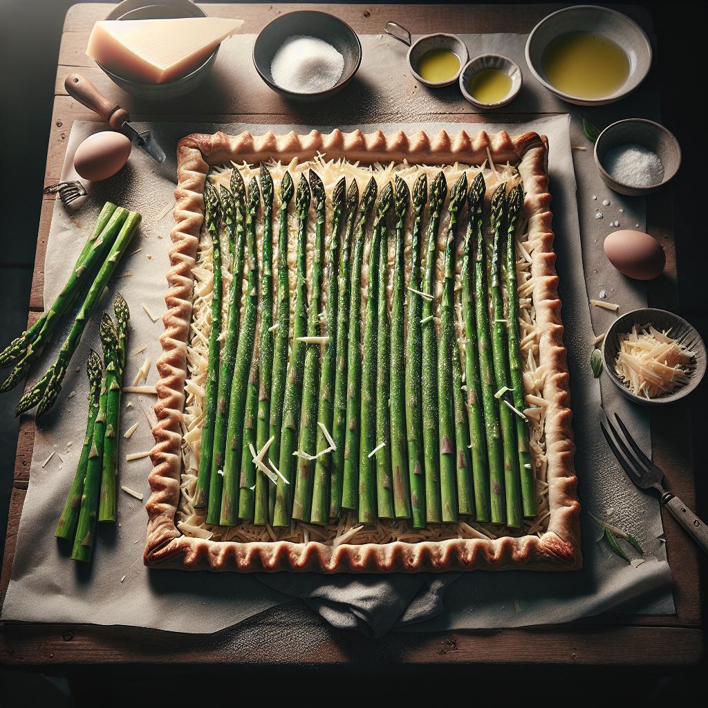 Asparagus and Gruyere Tart