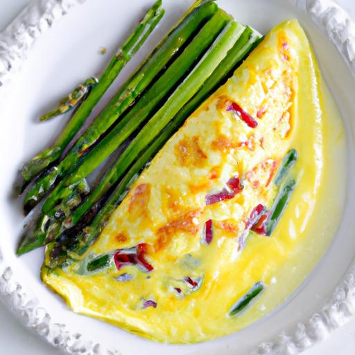 Asparagus and Swiss Omelette