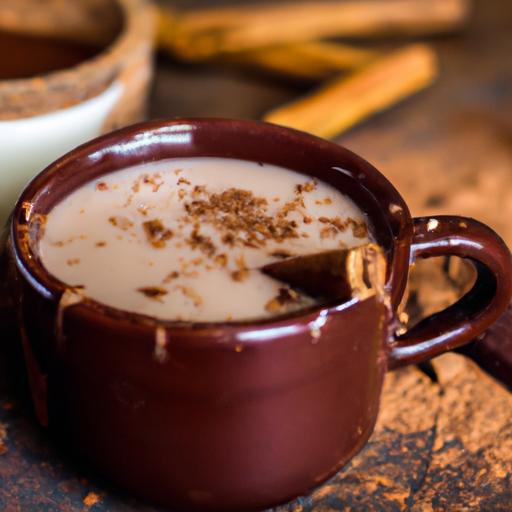 atole con chocolate