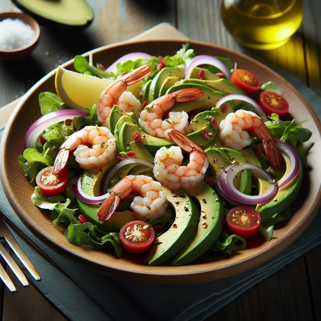 avocado and shrimp salad