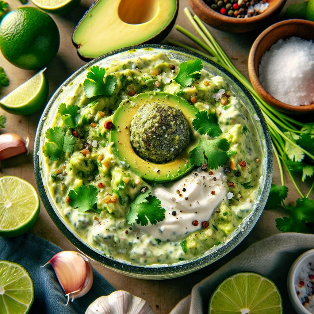 avocado lime crema