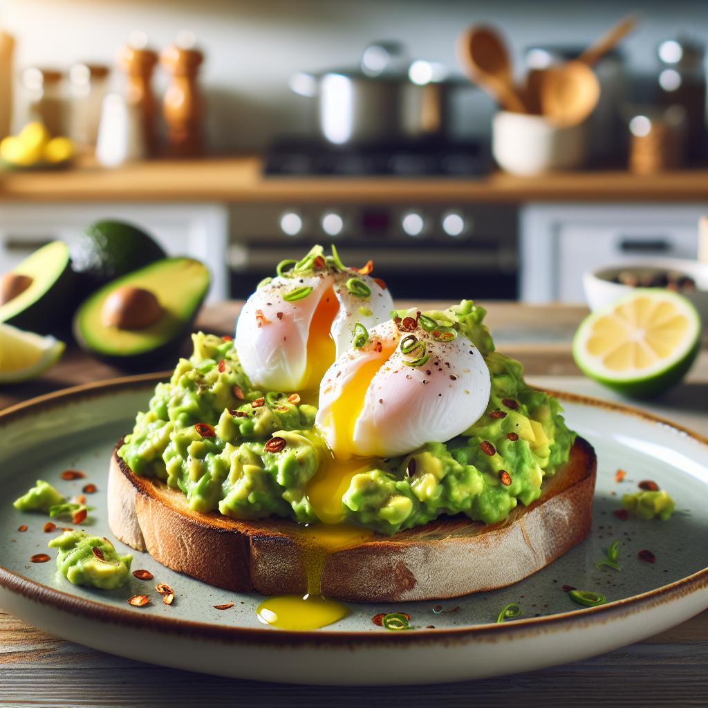 Avocado Toast with Poached Eggs