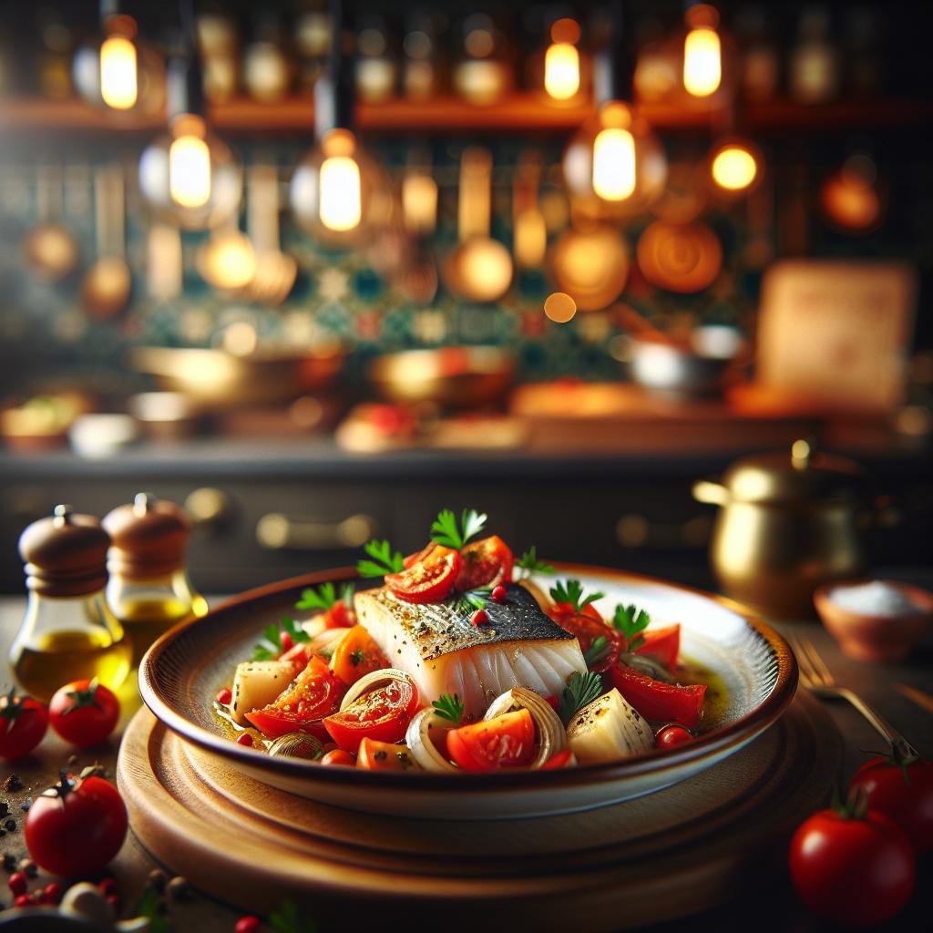 bacalao con tomate