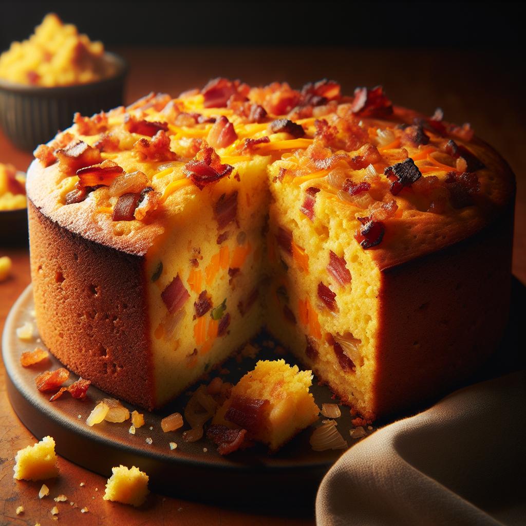 Bacon, Onion, and Cheddar Cornbread