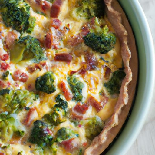 bacon and broccoli quiche