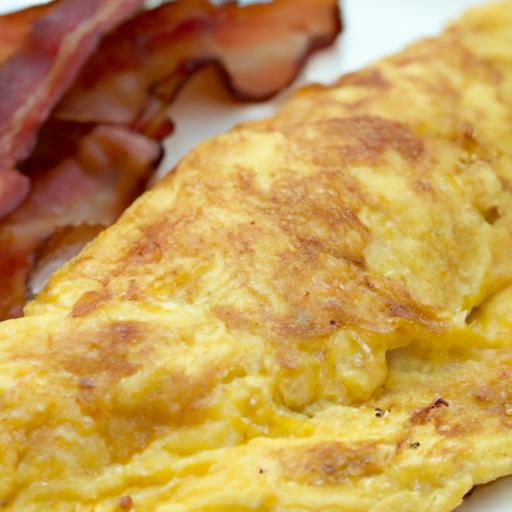 bacon and cheddar omelette