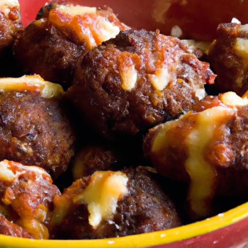 Bacon and Cheese Stuffed Meatballs