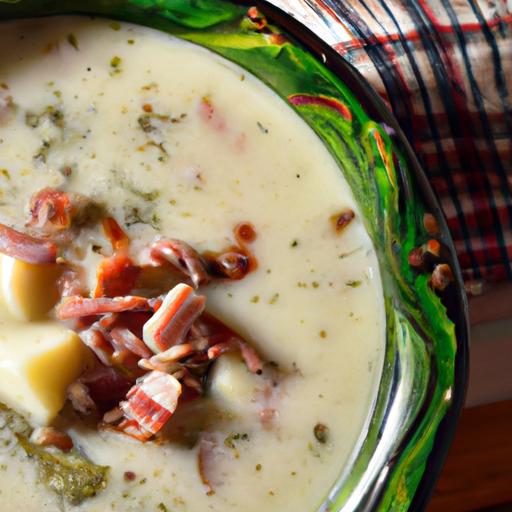 bacon and clam chowder