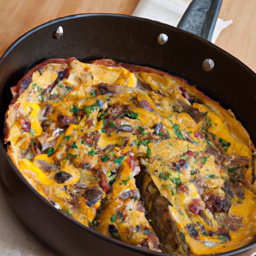 bacon and mushroom frittata