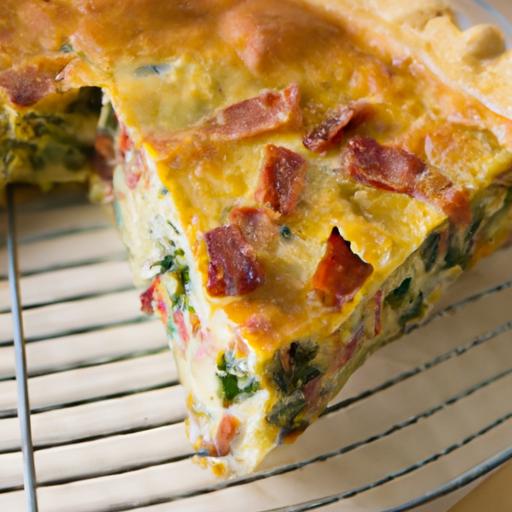 bacon and spinach quiche